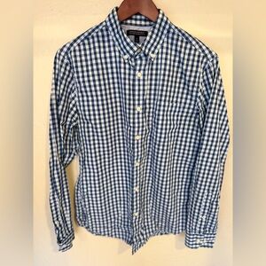 Banana Republic Blue gingham Men's Shirt M